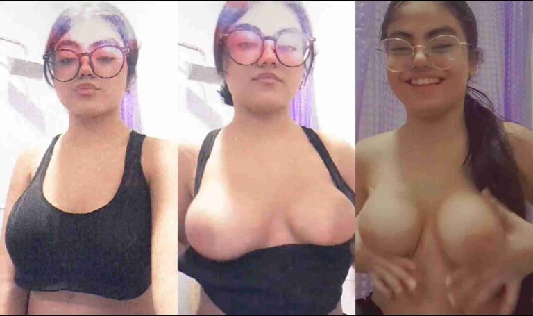 Very Cute Chasmish Girl Nude Boobs Showing Viral Video MMS - Masalaseen.com
