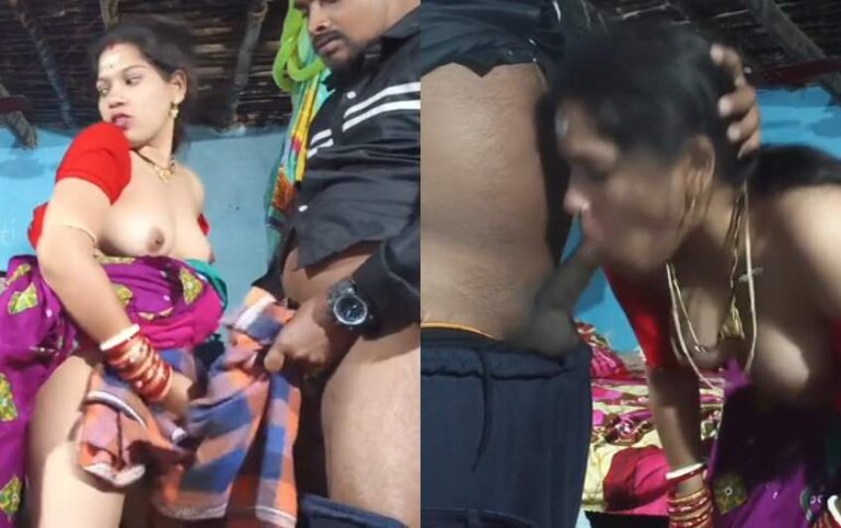 Village Bhabhi Viral Dick Sucking and Sex MMS Video - Masalaseen.com